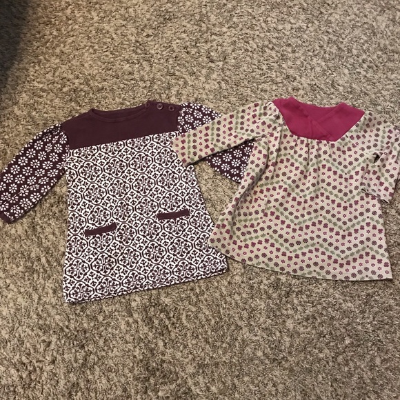 Tea Collection Other - 2 VGUC Tea collection dresses 12-18 mo